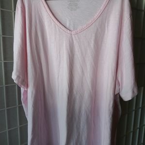 4X 30/32 Pink Pajama Sleep Top Catherine's